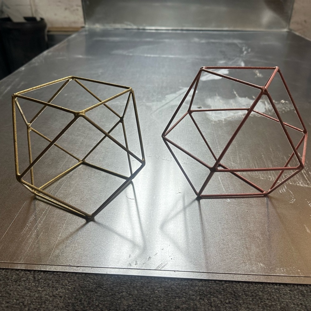 Geometric Terrarium Wedding Center Pieces
